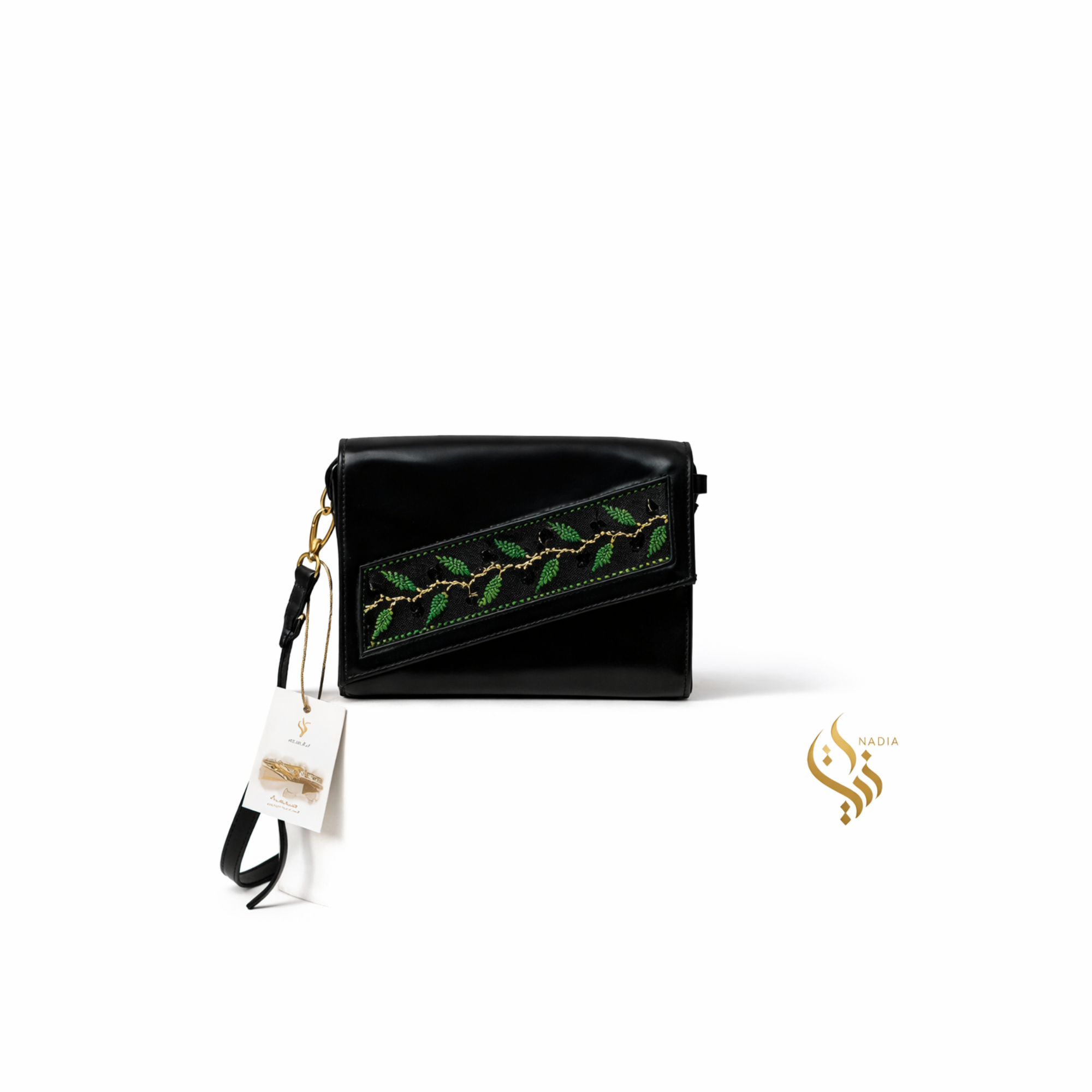 palestinian tatreez leather bag & wallet set – handmade embroidered heritage design palestinian tatreez leather bag & wallet set – handmade embroidered heritage design